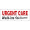 Signmission URGENT CARE WALK-INS WELCOME BANNER SIGN medical healthcare emergency B-120 Urgent Care Walk-Ins Welc - alternate 1